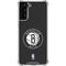 NBA Brooklyn Nets Distressed Galaxy S21 FE Clear Case